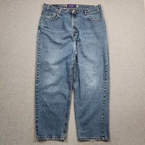 Vintage Levis SilverTab Jeans 38x30 Blue Baggy Loose Street Denim USA Made 90s